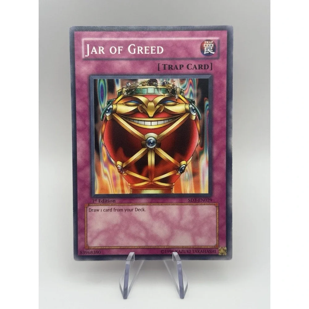 Jar of Greed SD3-EN029 Structure Deck: Blaze of Destruction 1st Edition
